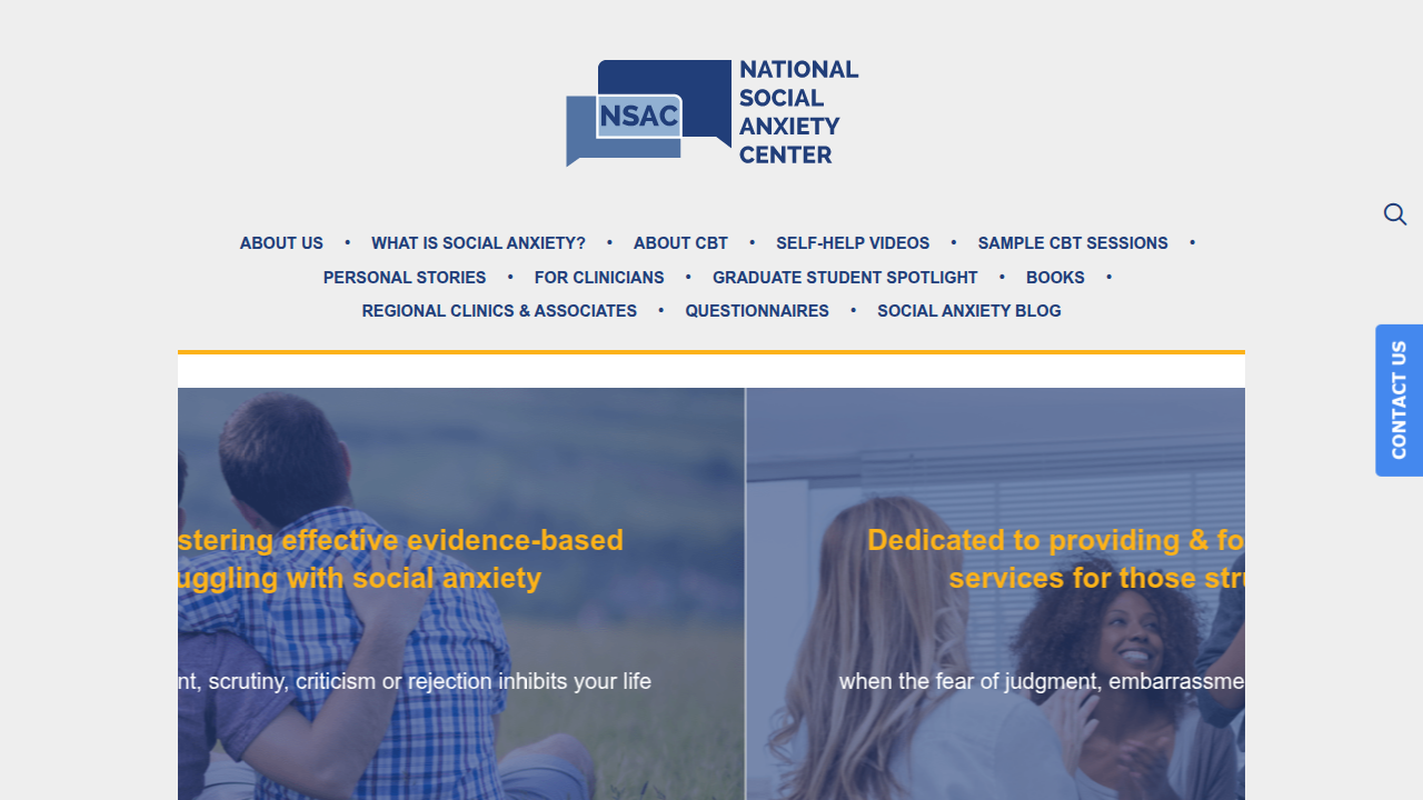 The National Social Anxiety Center offers information and research summaries, including studies on intensive 4-day CBT treatment models.