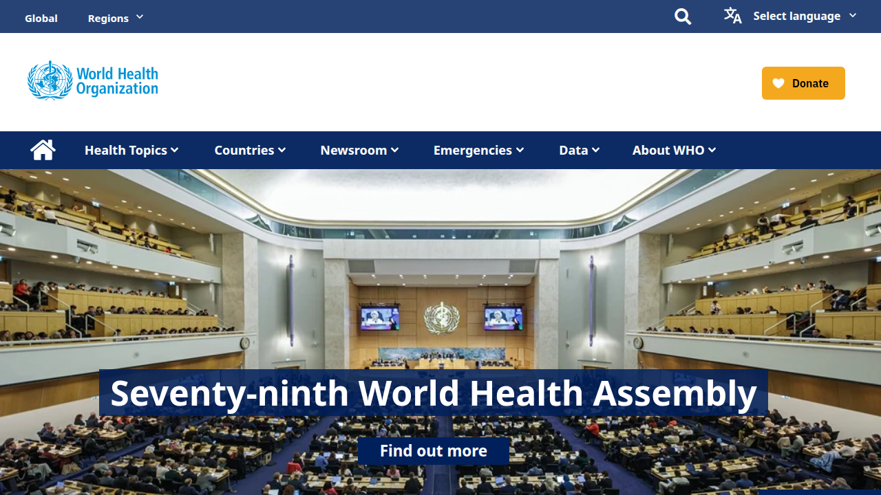 The World Health Organization provides global data and initiatives related to mental health conditions and their impact.