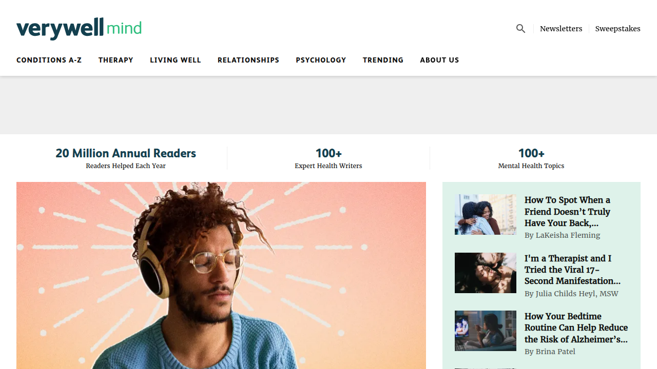 Explore resources on mental well-being and anxiety treatment on Verywell Mind.