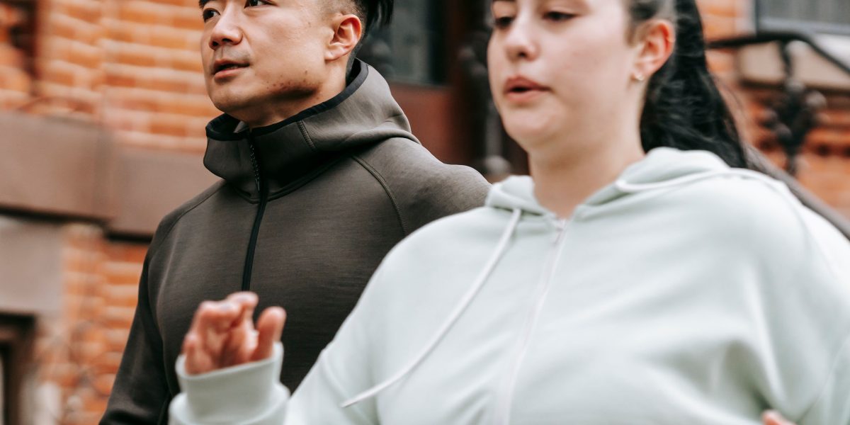 Individuals engaging in healthy lifestyle activities, representing holistic well-being.