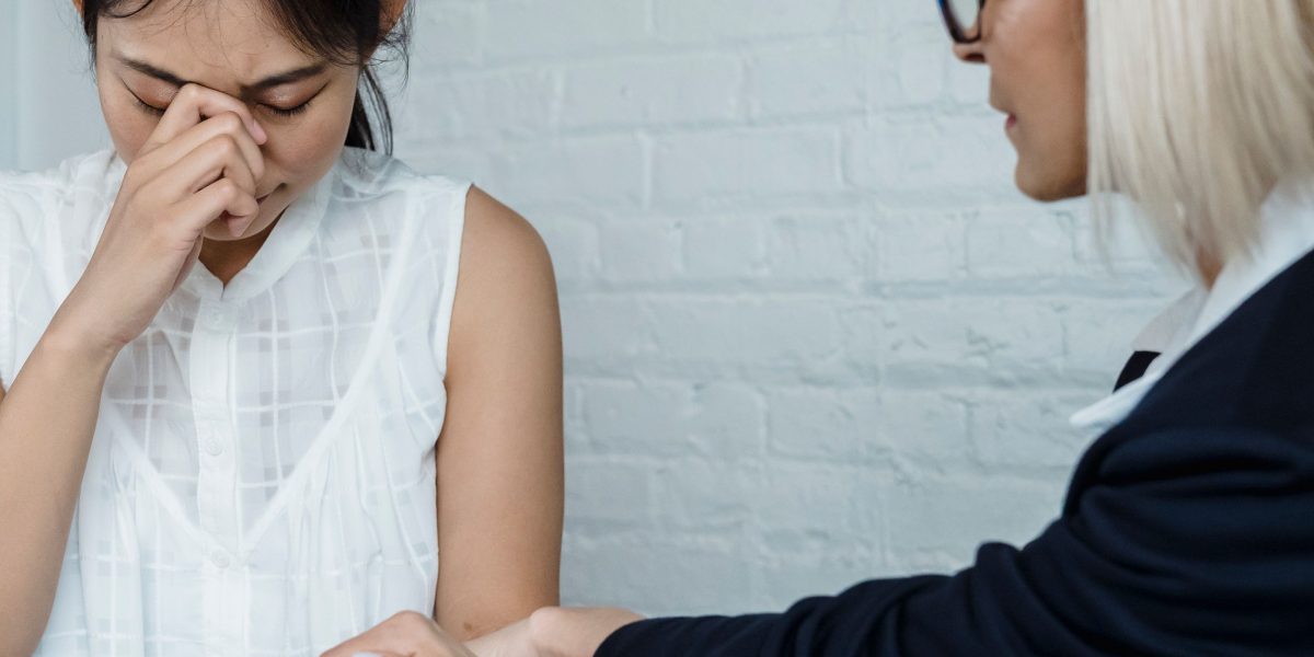 A warm and understanding interaction between two people, symbolizing a strong therapeutic alliance.