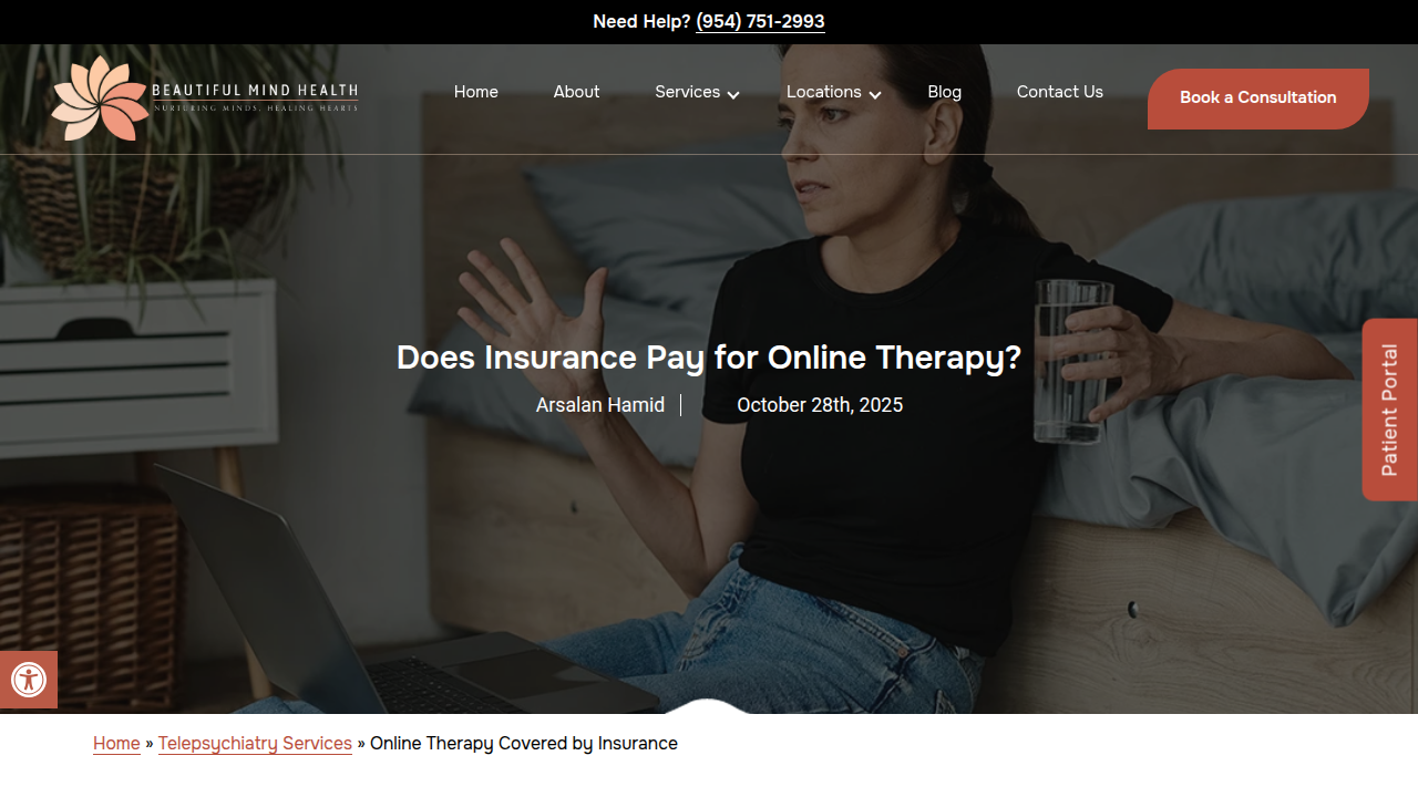 Understanding how online therapy can be covered by insurance benefits.